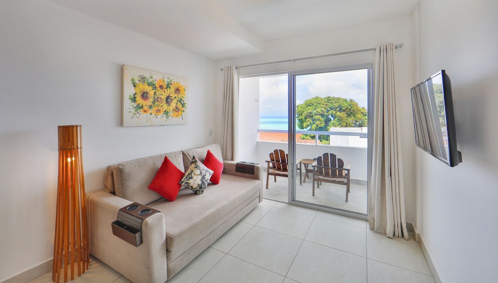 Apartamento, 1 quarto, Cozinha, Vista Parcial para o mar