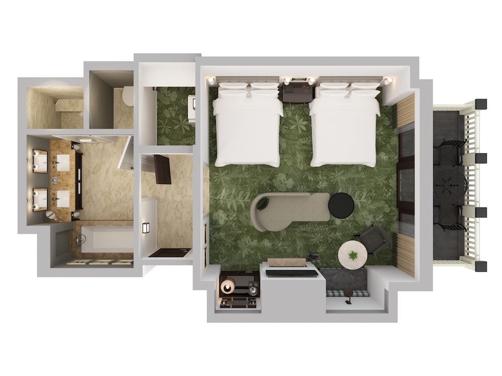 Room, 2 Queen Beds, Resort View - Photo 2