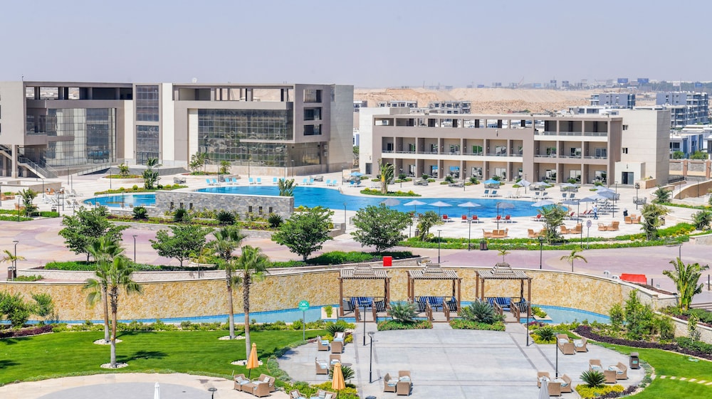 Standard Double or Twin Room, Balcony, Pool View