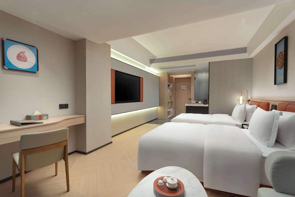 Room, 2 Double Beds, Non Smoking, City View