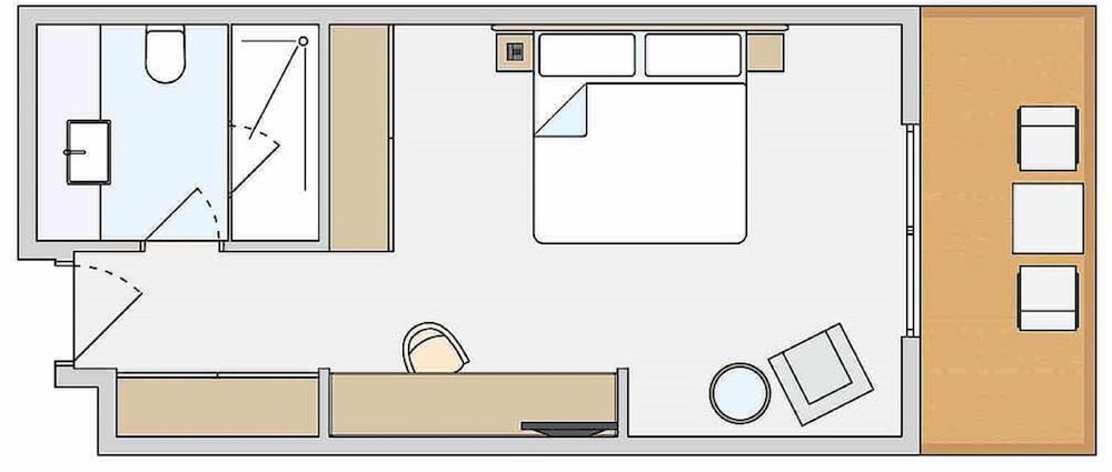Classic Double Room Single Use (Main Building Sea Side) photo 2