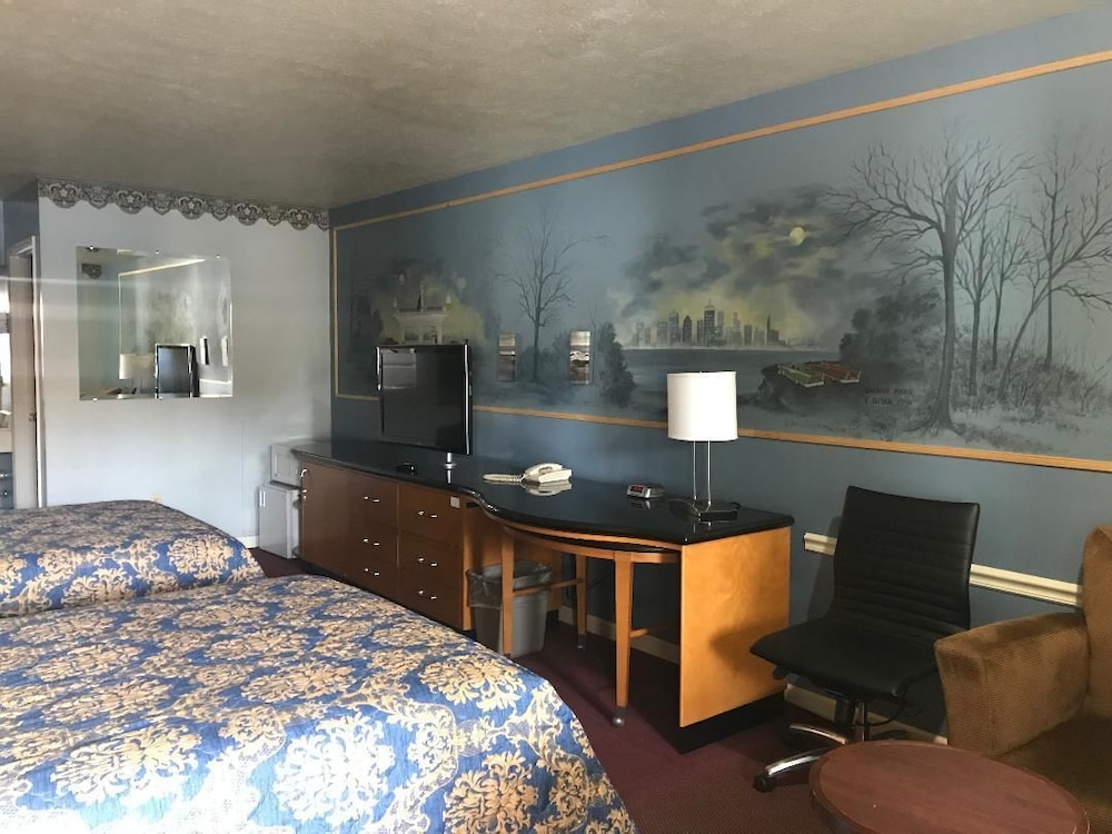 Double Room, 2 Double Beds, Non Smoking, Mountain View