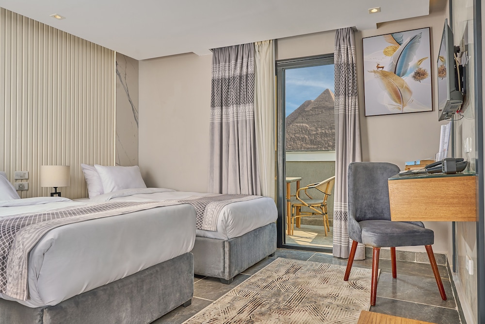 Deluxe Double/Twin Room - Pyramids View With Terrace - Photo 14