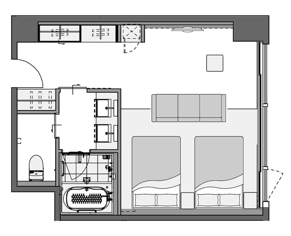 Executive Room, 2 Double Beds, Non Smoking, Bathtub ,Ceiling height 3m(with Single Sofabed) - Photo 3