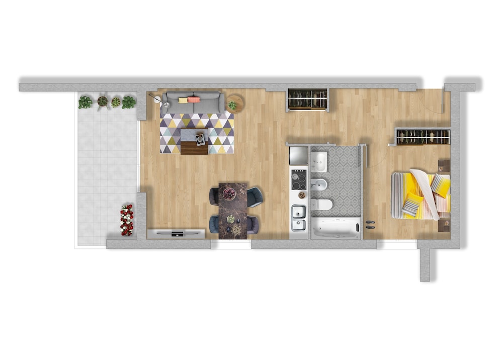 Apartment, 1 Bedroom, Mountain View (3 Adults + 1 Child) - Photo 4
