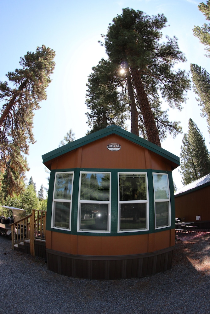 Deluxe Cabin, 1 Queen Bed with Sofa bed, Kitchen, River View