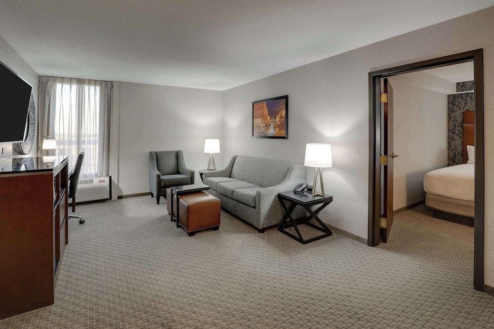 Suite, 2 Queen Beds, Accessible, Refrigerator & Microwave (Sofabed, Tub, Upper Floor) - Photo 1