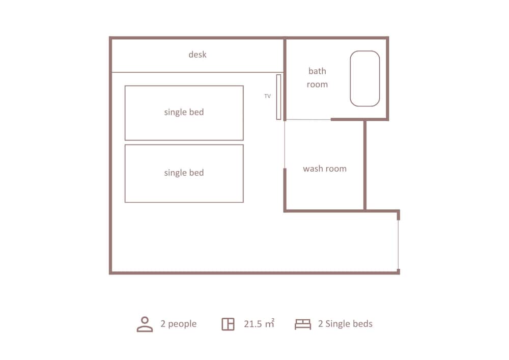 Comfort Double Room, 2 Bedrooms, Non Smoking photo 2