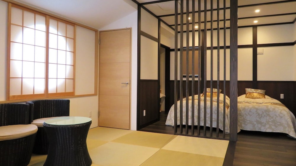 Japanese Western Room, Deluxe Twin (with circulation type stone bath, No Mountain View), Non Smoking