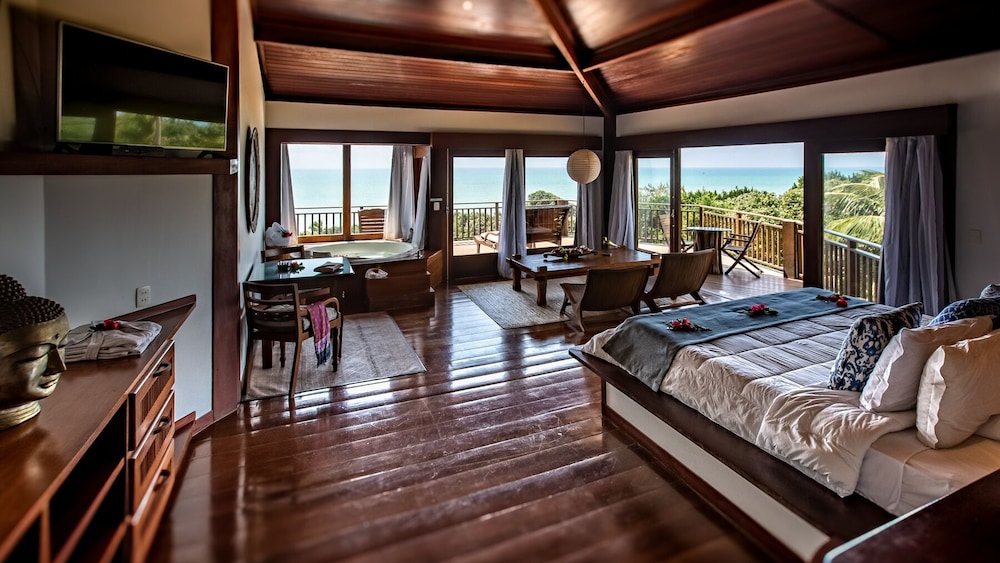 Premium vista mar com banheira de hidromassagem e sauna privativa