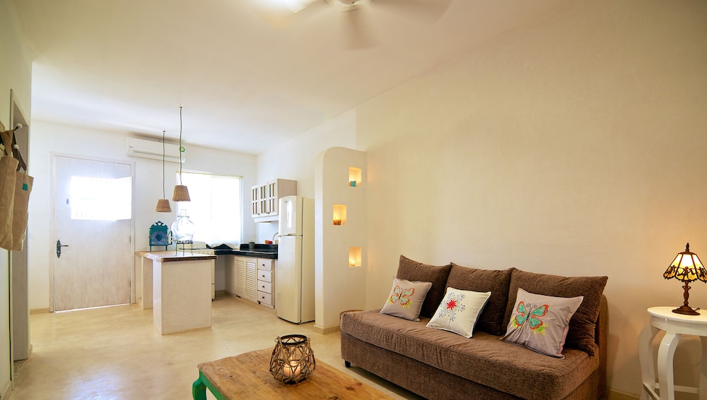 Habitación familiar, con vista al jardín