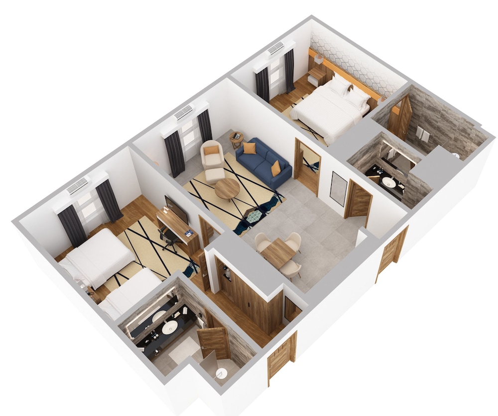 Suite, 1 Bedroom (Living Dining Area)