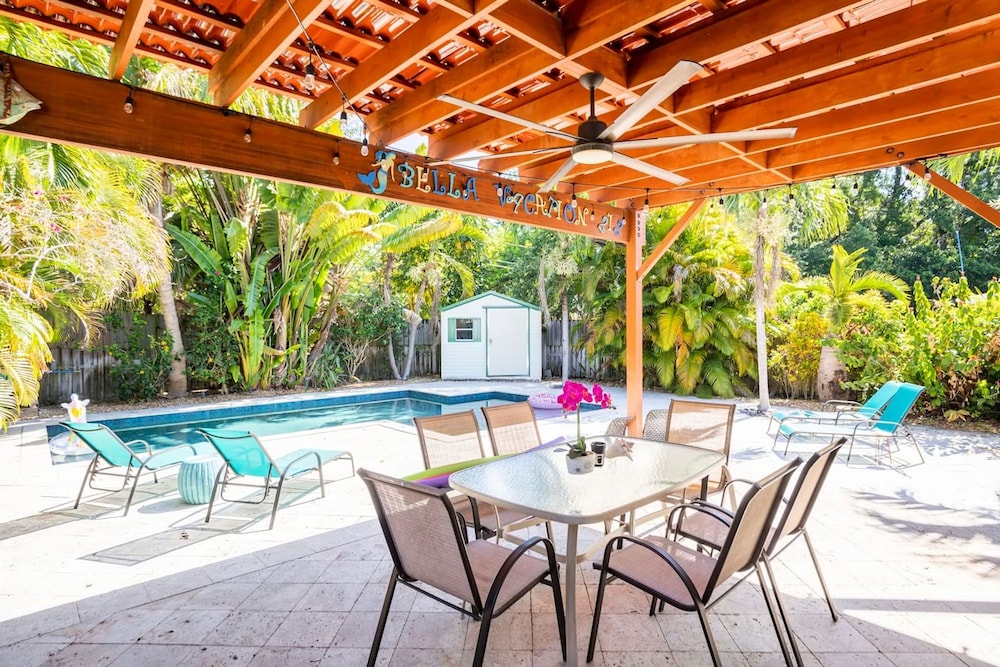 Beachside Bliss Luksus Privat Pool BBQ King Size Seng, Billede 5