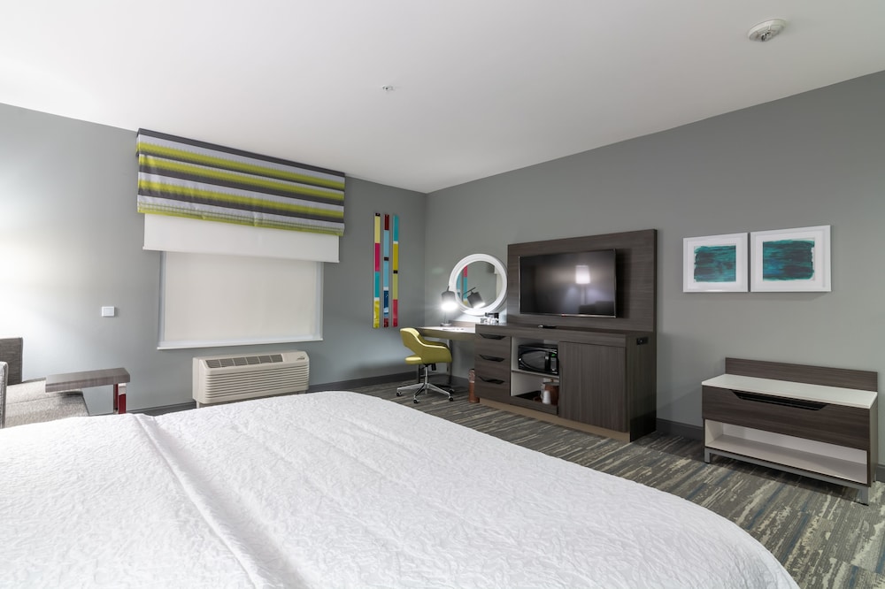 Room, 1 King Bed with Sofa bed, Accessible, Refrigerator & Microwave photo 2