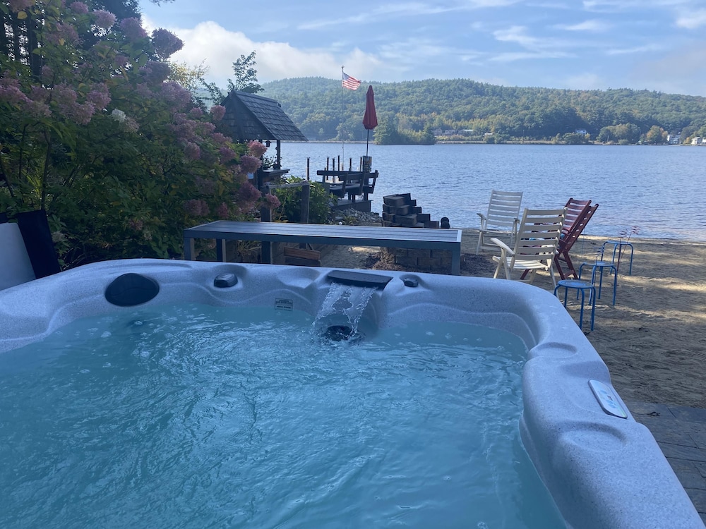 Lakehouse w Privat Strand Bar Lg Dæk Dock, Billede 40