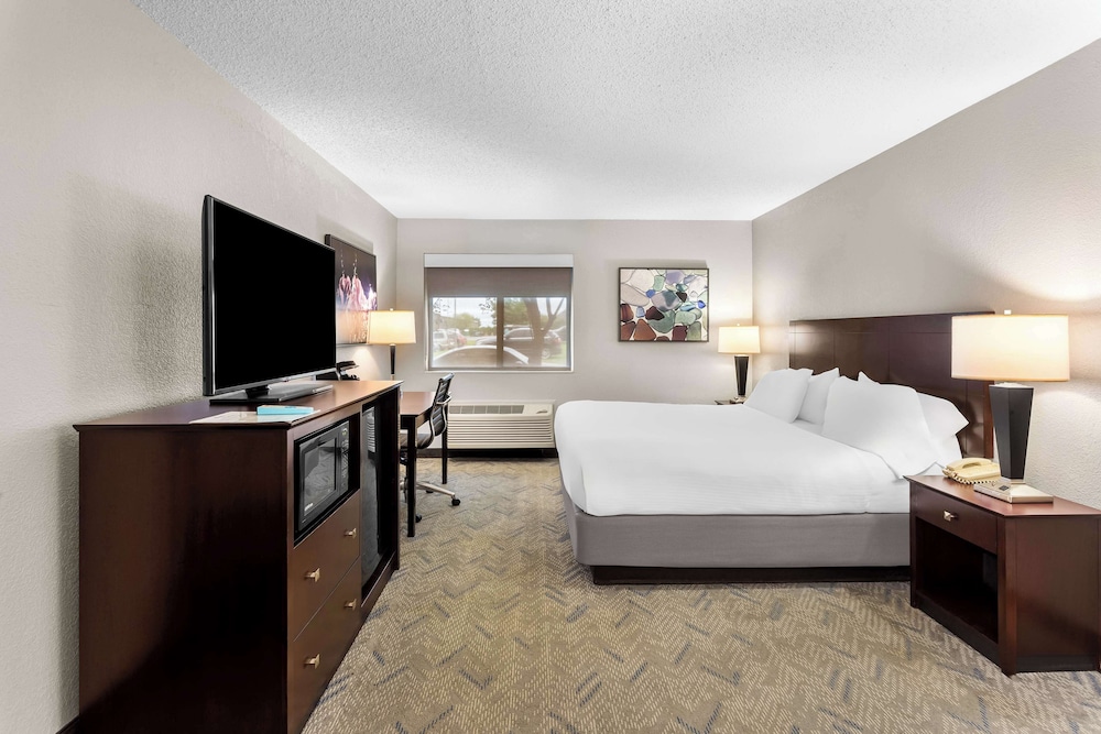 Standard Room, 1 King Bed, Non Smoking, Refrigerator & Microwave - Photo 1