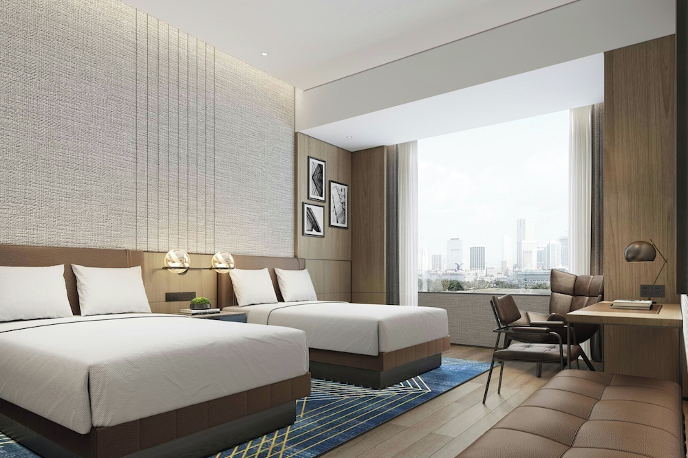 Standard Room, 2 Double Beds, City View