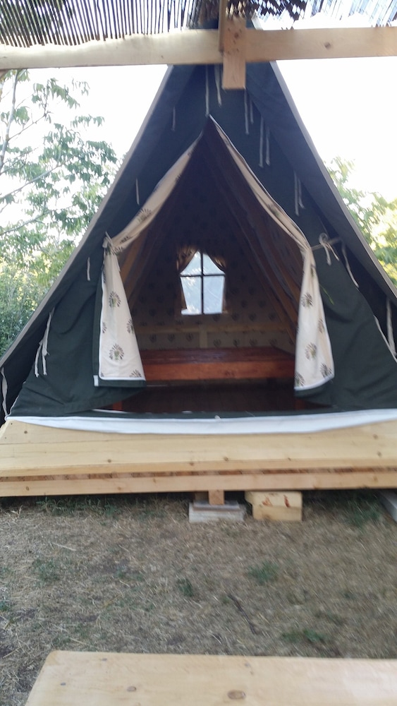 Tent, Patio, Garden View
