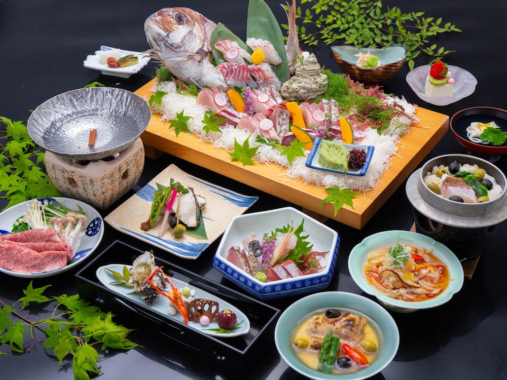Ocean view DX Japanese-Western style room with tenku kaiseki, Non-smoking