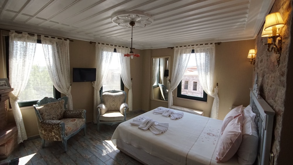 Deluxe Zimmer, Kamin, Stadtblick
