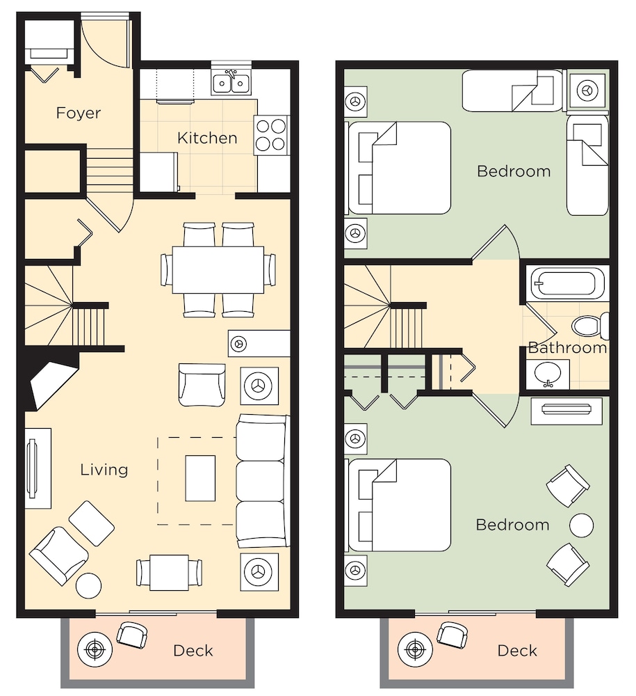 Deluxe Condo, 2 Bedrooms, Kitchen