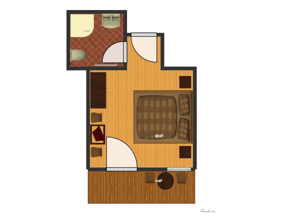 Standard Double Room, Balcony