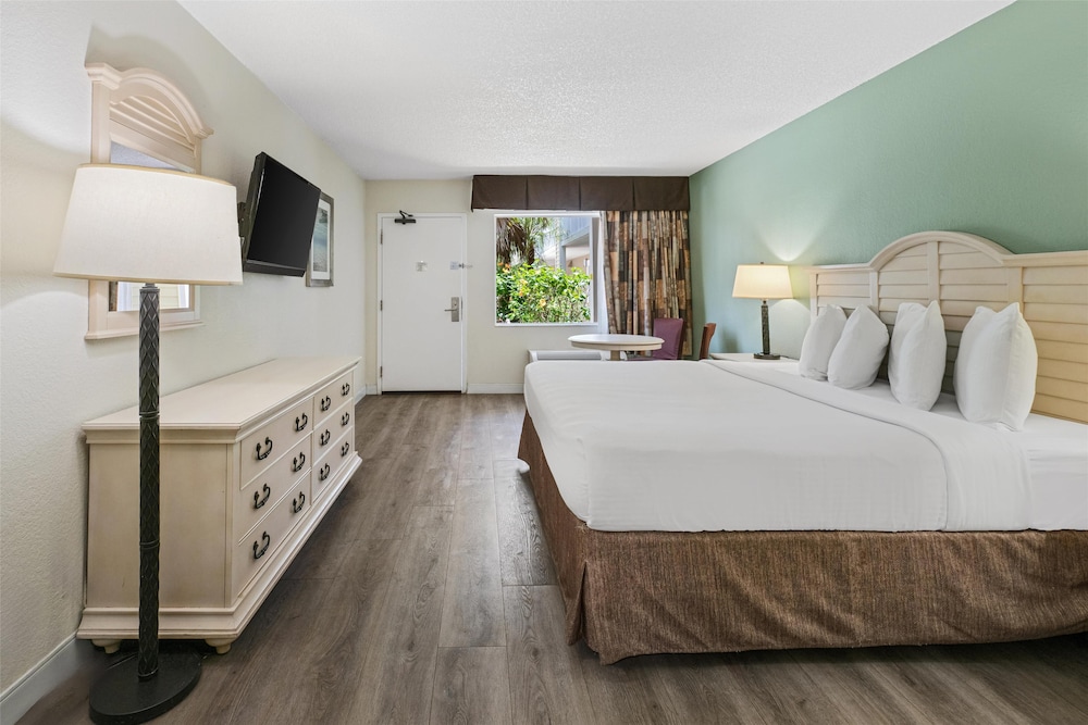 Standard Room, 1 King Bed, Refrigerator & Microwave, Pool View - Photo 1