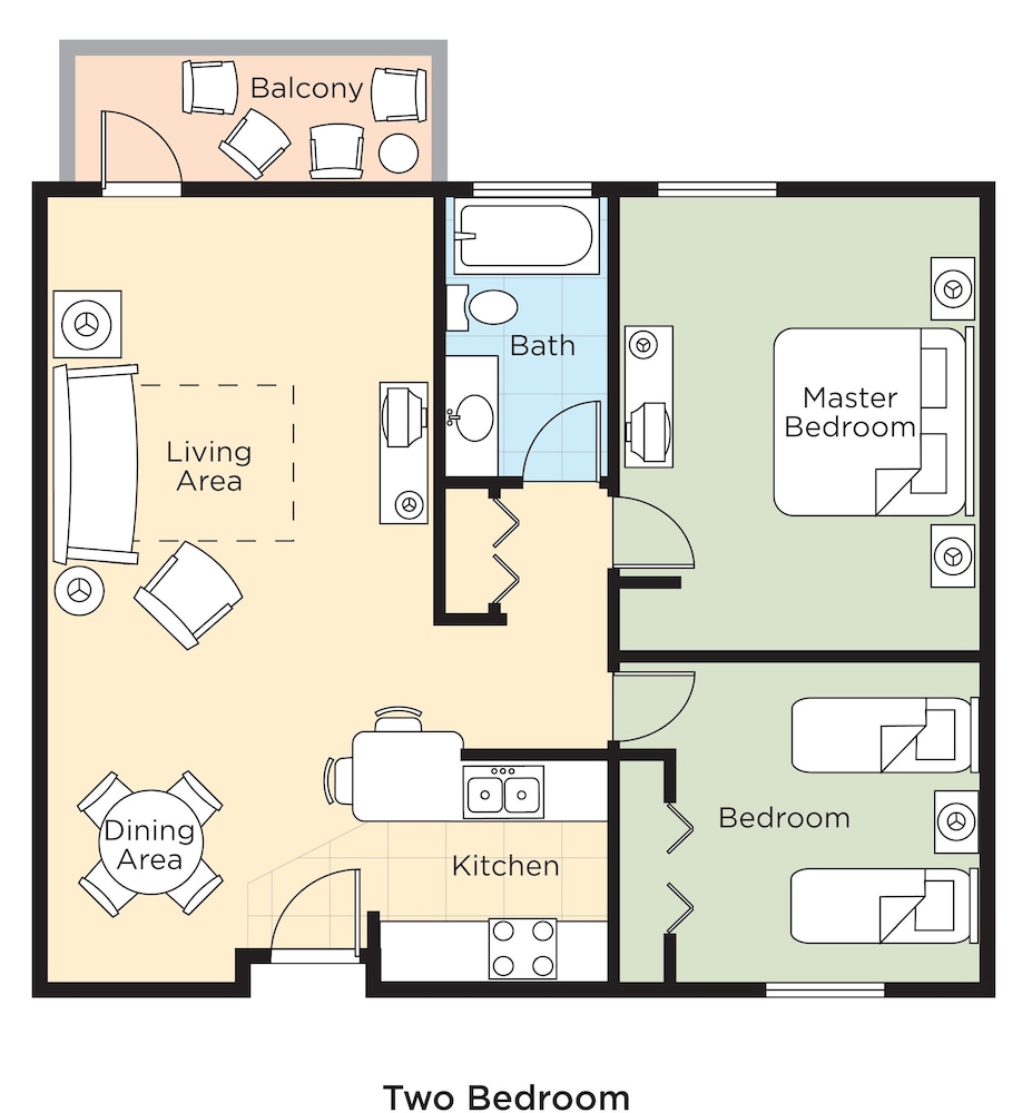Condo, 2 Bedrooms, Kitchen photo 2