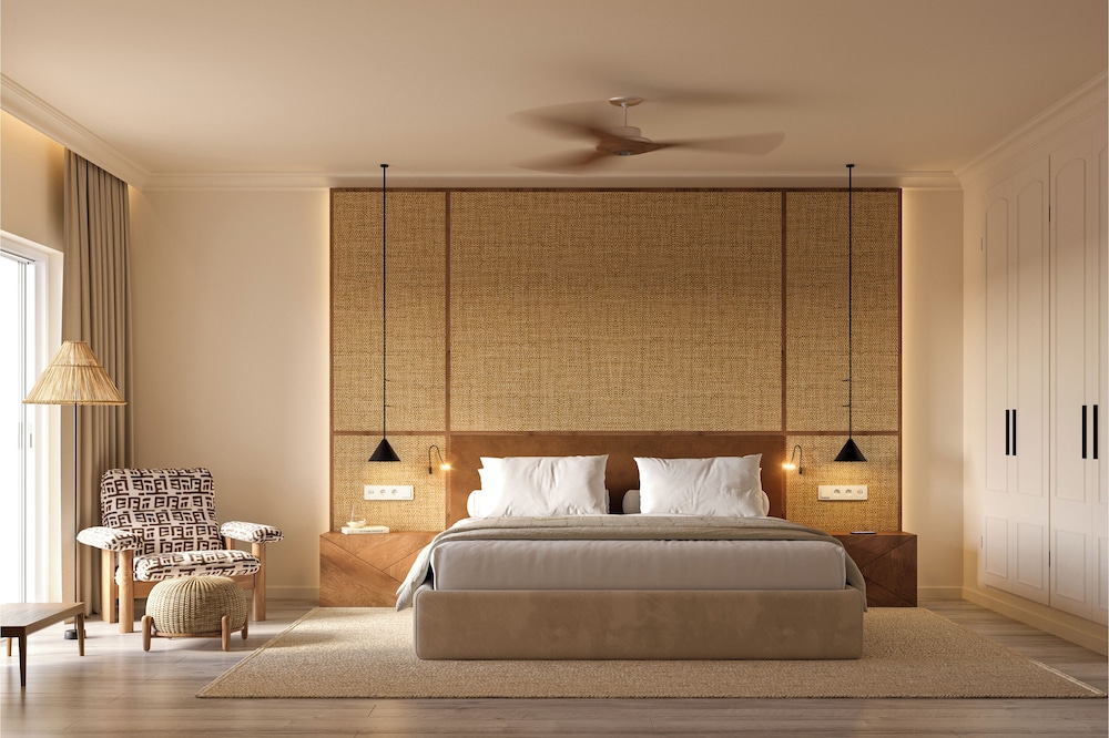 Double or Twin Room, Partial Sea View