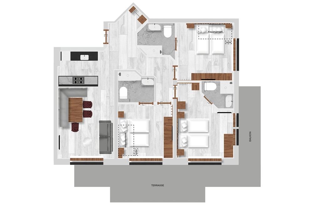 Design Apartment (Eiche 8, incl. Cleaning fee)