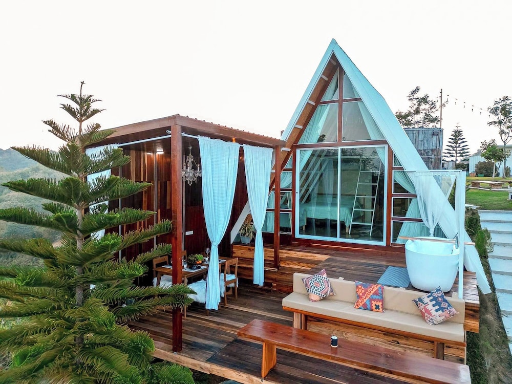 A-Frame Premium Wooden Cottage