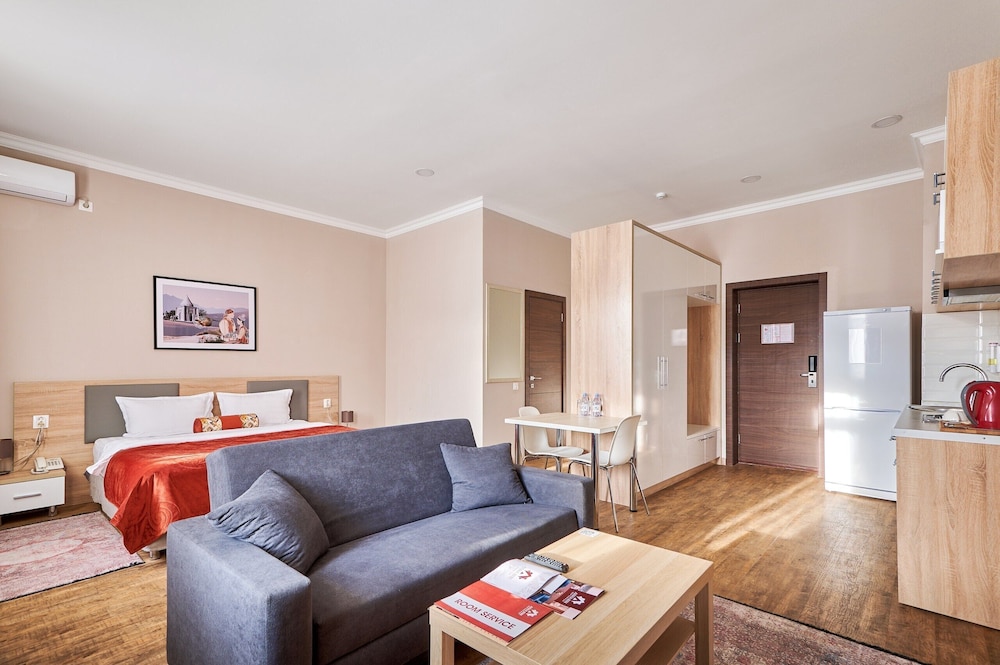 Basic Studio, 1 King Bed with Sofa bed, Kitchenette photo 1