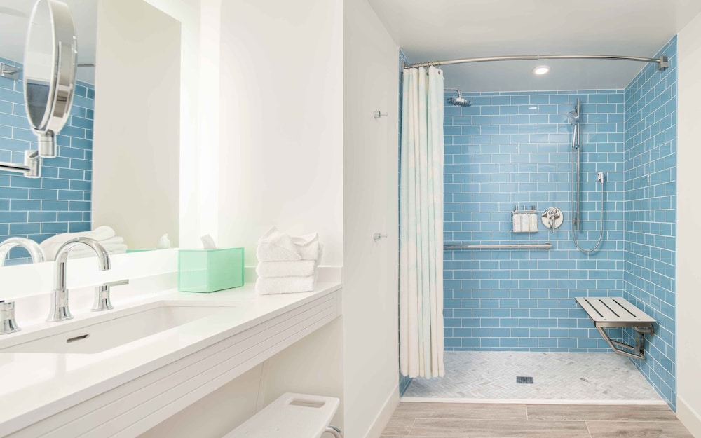 One King Bed Suite, Shower ADA