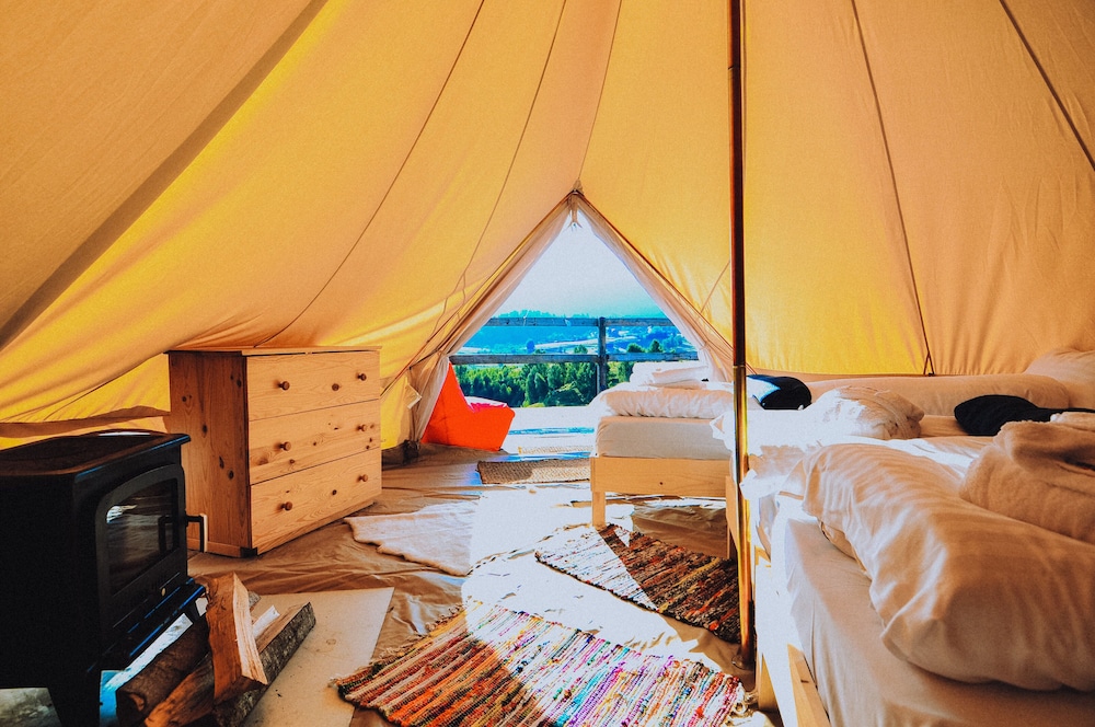 Deluxe Tent, Multiple Beds, Sauna, Mountain View photo 1