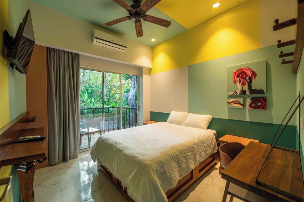 Bungalow mit Gemeinschaftsküche und Wohnzimmer