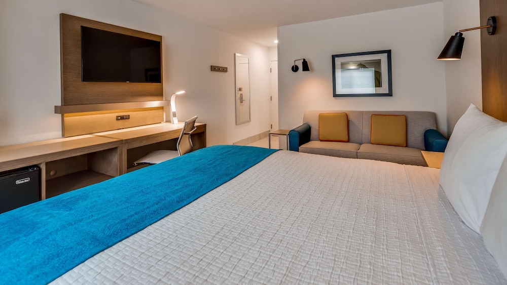 Standard Room, 1 King Bed, Non Smoking, Refrigerator (Larger Room;with Sofabed) - Photo 3
