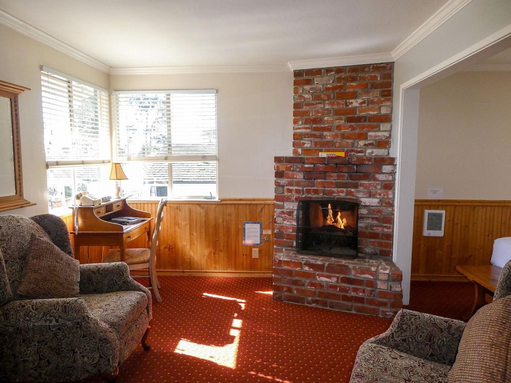 Deluxe Room, 1 King Bed, Fireplace, Garden View photo 3