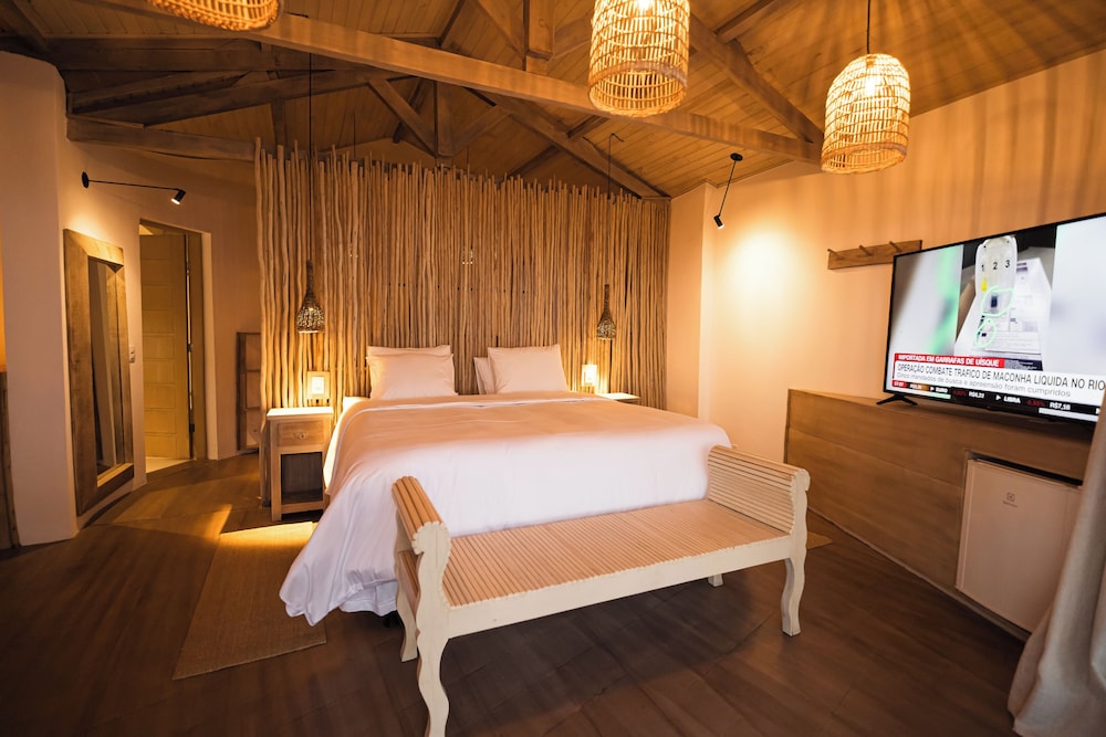Quarto casal superluxo, vista para o mar, acessivel escadas