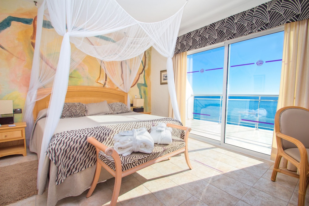 Habitación Doble Romántica, Terraza, Vista al Mar
