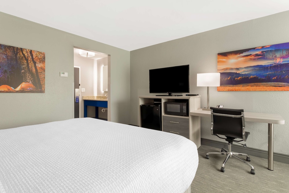 Standard Room, 1 King Bed, Non Smoking, Refrigerator & Microwave - Photo 1