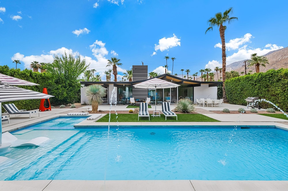 5 Palms Desert Eichler - Mid-century Modern w Pool, Billede 3