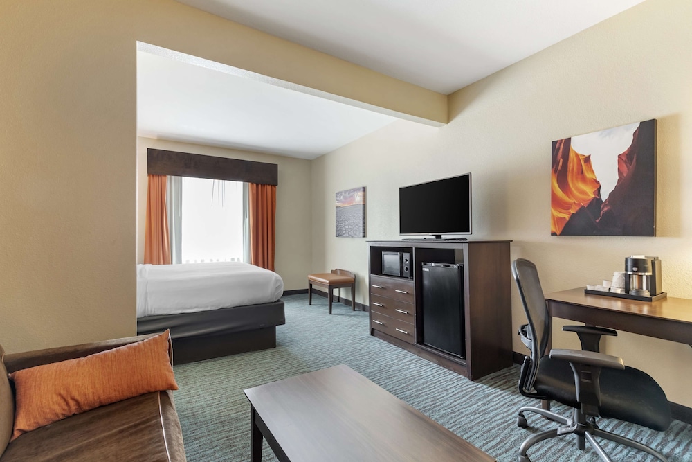 Suite, 1 King Bed, Non Smoking, Refrigerator & Microwave photo 3