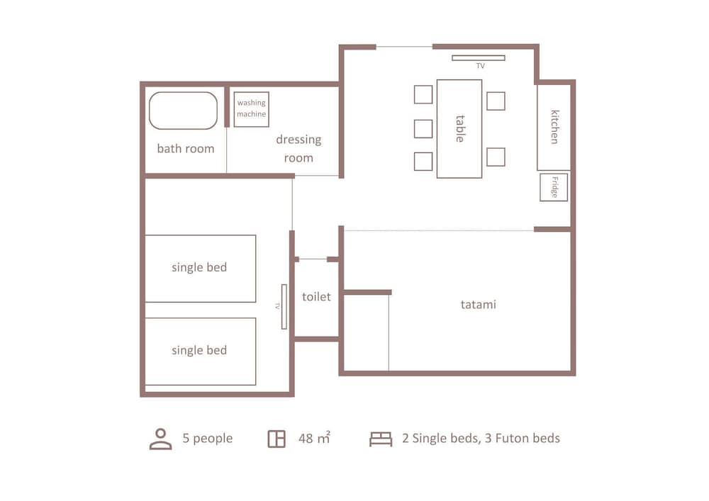 Superior Suite 1BR with 4beds (with Tatami Room), Non Smoking