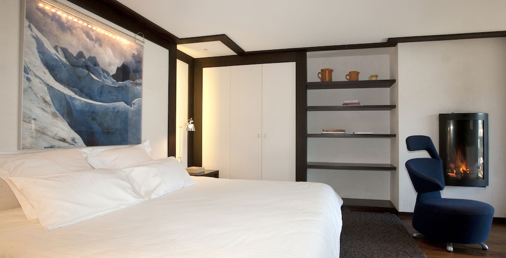 Deluxe Double Room, Fireplace, Mountain View (Mont Blanc)