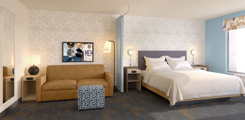 Studio Suite, 1 King Bed, Accessible, Bathtub