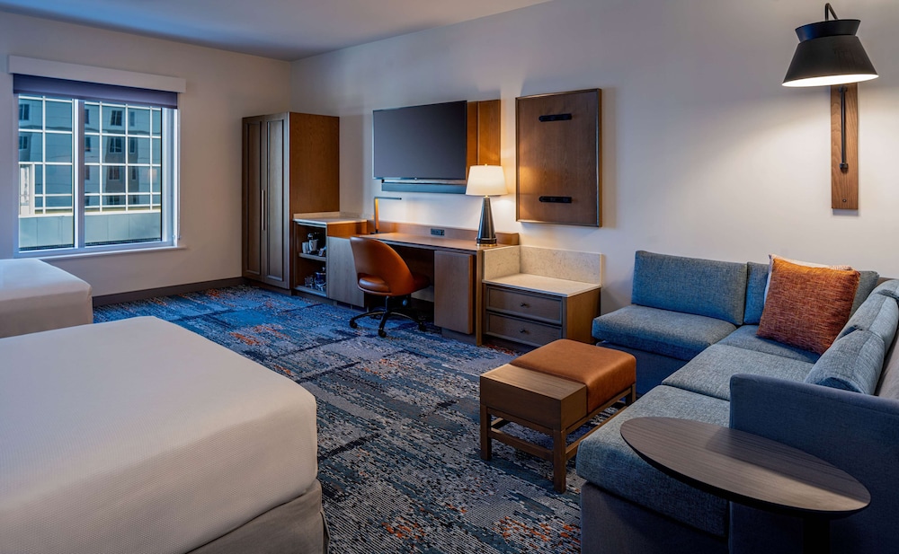 Room, Accessible (2 Queen Beds with Sofa Bed, Shower)