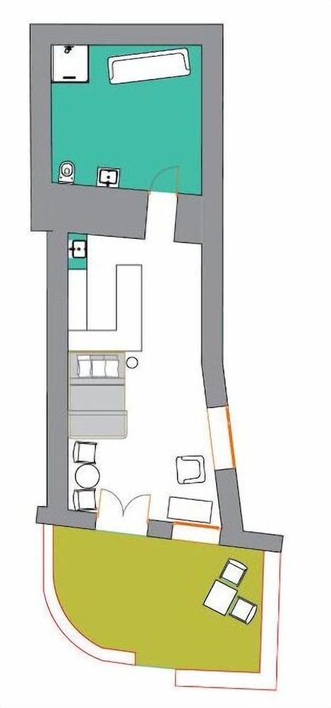 Design Loft, 1 Double Bed, Terrace, City View photo 3