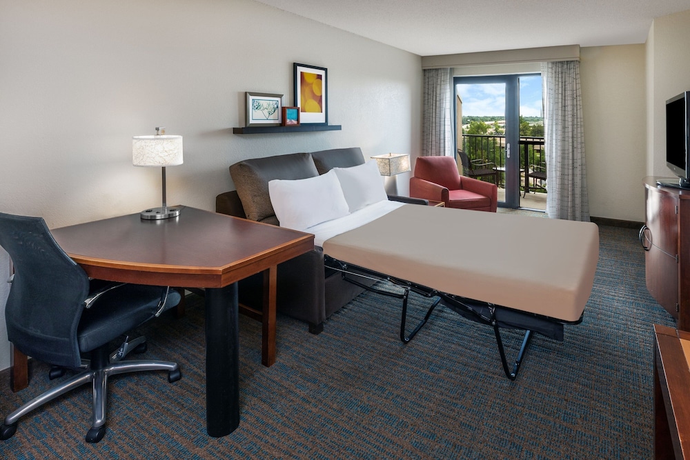 Studio, 1 King Bed with Sofa bed, Bathtub (Mobility/Hearing Accessible, Tub) photo 3