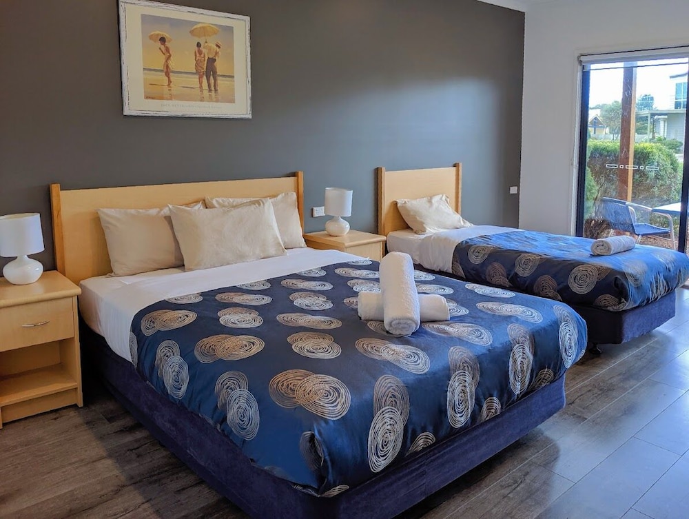 Accessible Twin Studio with Patio