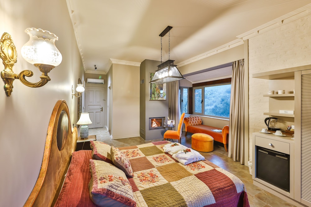 Deluxe Room, 1 Double Bed, Fireplace, Sea View photo 1